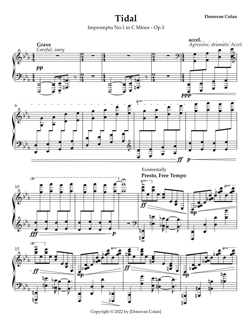 Tidal, page 1